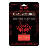 ORAL SEX DICE LICK-SUCK-BLOW-KISS